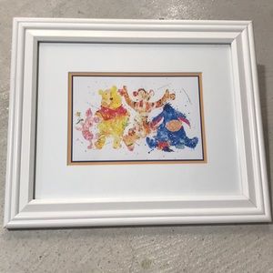 Winnie the Pooh Abstract Print
